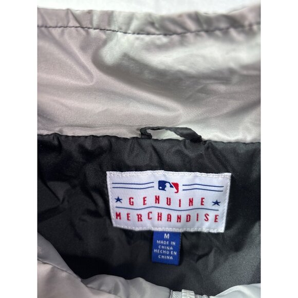 Chicago White Sox Windbreaker Quarter Zip Jacket Mens M MLB Genuine Merchandise - Picture 6 of 8